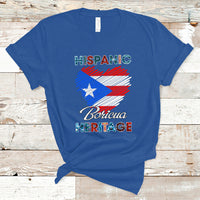 Puerto Rico T Shirt Puerto Rican Hispanic Heritage Boricua Puerto Rico Flag - Wonder Print Shop