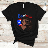 Puerto Rico T Shirt Hispanic Heritage Month Latina Boricua Puerto Rican Flag - Wonder Print Shop