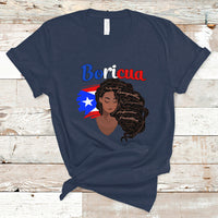 Puerto Rico T Shirt Hispanic Heritage Month Latina Boricua Puerto Rican Flag - Wonder Print Shop