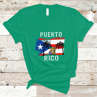 Puerto Rico T Shirt Puerto Rico Flag Spirit Animal Coqui Frog Puerto Rican Boricua - Wonder Print Shop