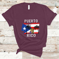 Puerto Rico T Shirt Puerto Rico Flag Spirit Animal Coqui Frog Puerto Rican Boricua - Wonder Print Shop