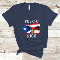 Puerto Rico T Shirt Puerto Rico Flag Spirit Animal Coqui Frog Puerto Rican Boricua - Wonder Print Shop