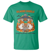 Cute Gilmore Ghouls Halloween Ghost T Shirt Cozy Fall Aesthetic with Pumpkin Spice and Books - Wonder Print Shop