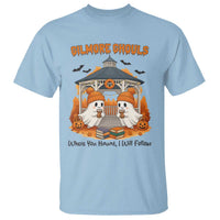 Cute Gilmore Ghouls Halloween Ghost T Shirt Cozy Fall Aesthetic with Pumpkin Spice and Books - Wonder Print Shop