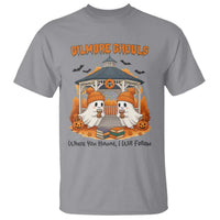 Cute Gilmore Ghouls Halloween Ghost T Shirt Cozy Fall Aesthetic with Pumpkin Spice and Books - Wonder Print Shop