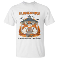 Cute Gilmore Ghouls Halloween Ghost T Shirt Cozy Fall Aesthetic with Pumpkin Spice and Books - Wonder Print Shop