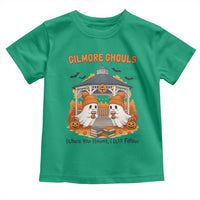 Cute Gilmore Ghouls Halloween Ghost Toddler T Shirt Cozy Fall Aesthetic with Pumpkin Spice and Books - Wonder Print Shop