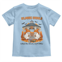 Cute Gilmore Ghouls Halloween Ghost Toddler T Shirt Cozy Fall Aesthetic with Pumpkin Spice and Books - Wonder Print Shop