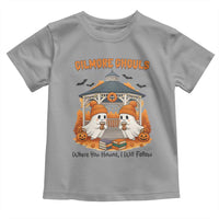Cute Gilmore Ghouls Halloween Ghost Toddler T Shirt Cozy Fall Aesthetic with Pumpkin Spice and Books - Wonder Print Shop