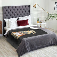 Gilmore Ghouls Halloween Ghost Throw Blanket Cute Couple Spooky Boo with Fall Gazebo - Wonder Print Shop