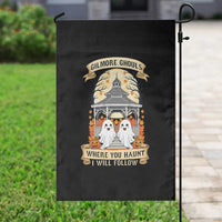 Gilmore Ghouls Halloween Ghost Garden Flag Cute Couple Spooky Boo with Fall Gazebo - Wonder Print Shop