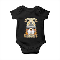 Gilmore Ghouls Halloween Ghost Baby Onesie Cute Couple Spooky Boo with Fall Gazebo - Wonder Print Shop