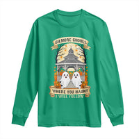 Gilmore Ghouls Halloween Ghost Long Sleeve Shirt Cute Couple Spooky Boo with Fall Gazebo - Wonder Print Shop