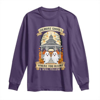 Gilmore Ghouls Halloween Ghost Long Sleeve Shirt Cute Couple Spooky Boo with Fall Gazebo - Wonder Print Shop