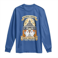 Gilmore Ghouls Halloween Ghost Long Sleeve Shirt Cute Couple Spooky Boo with Fall Gazebo - Wonder Print Shop