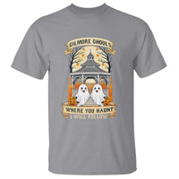 Gilmore Ghouls Halloween Ghost T Shirt Cute Couple Spooky Boo with Fall Gazebo - Wonder Print Shop