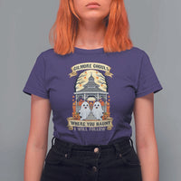 Gilmore Ghouls Halloween Ghost T Shirt For Women Cute Couple Spooky Boo with Fall Gazebo - Wonder Print Shop