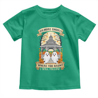 Gilmore Ghouls Halloween Ghost Toddler T Shirt Cute Couple Spooky Boo with Fall Gazebo - Wonder Print Shop
