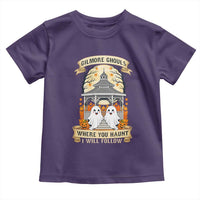 Gilmore Ghouls Halloween Ghost Toddler T Shirt Cute Couple Spooky Boo with Fall Gazebo - Wonder Print Shop