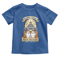Gilmore Ghouls Halloween Ghost Toddler T Shirt Cute Couple Spooky Boo with Fall Gazebo - Wonder Print Shop
