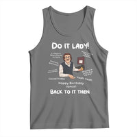 Do It Lady and Back To It Then Tank Top Funny Office Joke Vintage Mustache Guy Meme - Wonder Print Shop