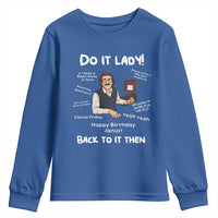 Do It Lady and Back to It Then Youth Sweatshirt Funny Office Joke Vintage Mustache Guy Meme - Wonder Print Shop