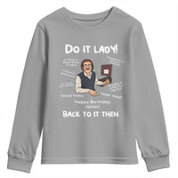 Do It Lady and Back to It Then Youth Sweatshirt Funny Office Joke Vintage Mustache Guy Meme - Wonder Print Shop