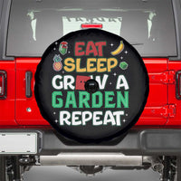 Eat Sleep Grow a Garden Repeat Spare Tire Cover Funny Gamer-Inspired Gardening Gift for Plant Lovers - Wonder Print Shop
