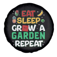 Eat Sleep Grow a Garden Repeat Spare Tire Cover Funny Gamer-Inspired Gardening Gift for Plant Lovers - Wonder Print Shop
