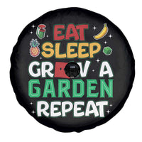 Eat Sleep Grow a Garden Repeat Spare Tire Cover Funny Gamer-Inspired Gardening Gift for Plant Lovers - Wonder Print Shop