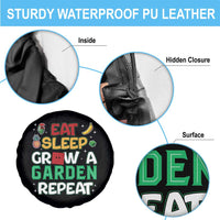 Eat Sleep Grow a Garden Repeat Spare Tire Cover Funny Gamer-Inspired Gardening Gift for Plant Lovers - Wonder Print Shop