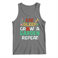 Eat Sleep Grow a Garden Repeat Tank Top Funny Gamer-Inspired Gardening Gift for Plant Lovers - Wonder Print Shop