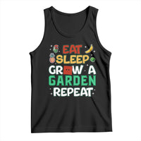Eat Sleep Grow a Garden Repeat Tank Top Funny Gamer-Inspired Gardening Gift for Plant Lovers - Wonder Print Shop
