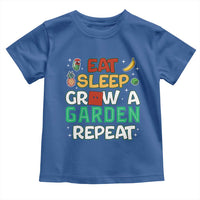 Eat Sleep Grow a Garden Repeat Toddler T Shirt Funny Gamer-Inspired Gardening Gift for Plant Lovers - Wonder Print Shop