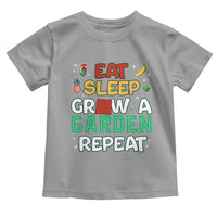 Eat Sleep Grow a Garden Repeat Toddler T Shirt Funny Gamer-Inspired Gardening Gift for Plant Lovers - Wonder Print Shop