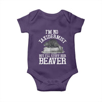 Funny Taxidermy Beaver Baby Onesie I’m No Taxidermist But I’ll Gladly Stuff Her Beaver Adult Humor Joke - Wonder Print Shop