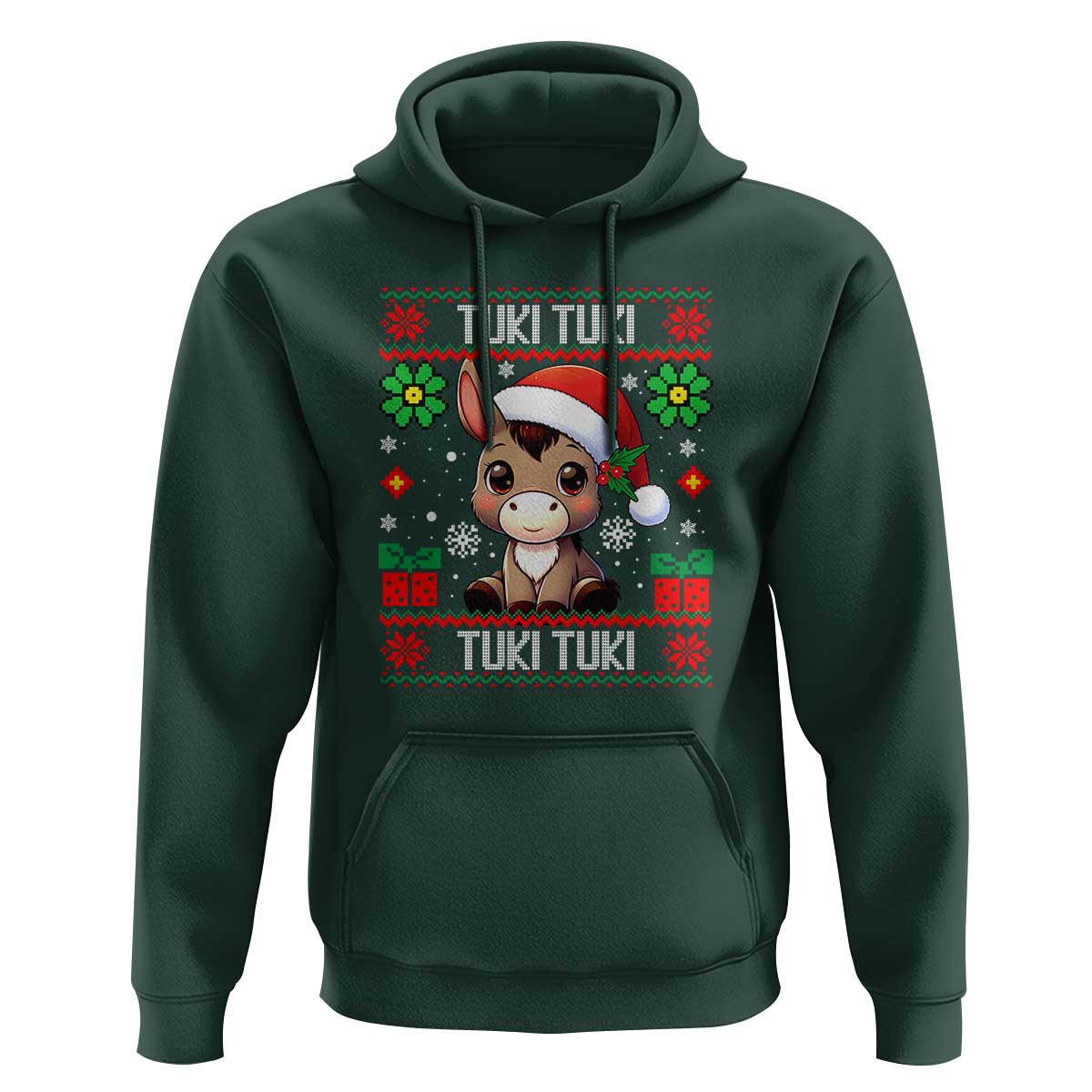 Latin American Christmas Hoodie Mi Burrito Mexican Donkey Latino Ugly Christmas