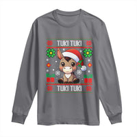 Latin American Christmas Long Sleeve Shirt Mi Burrito Mexican Donkey Latino Ugly Christmas