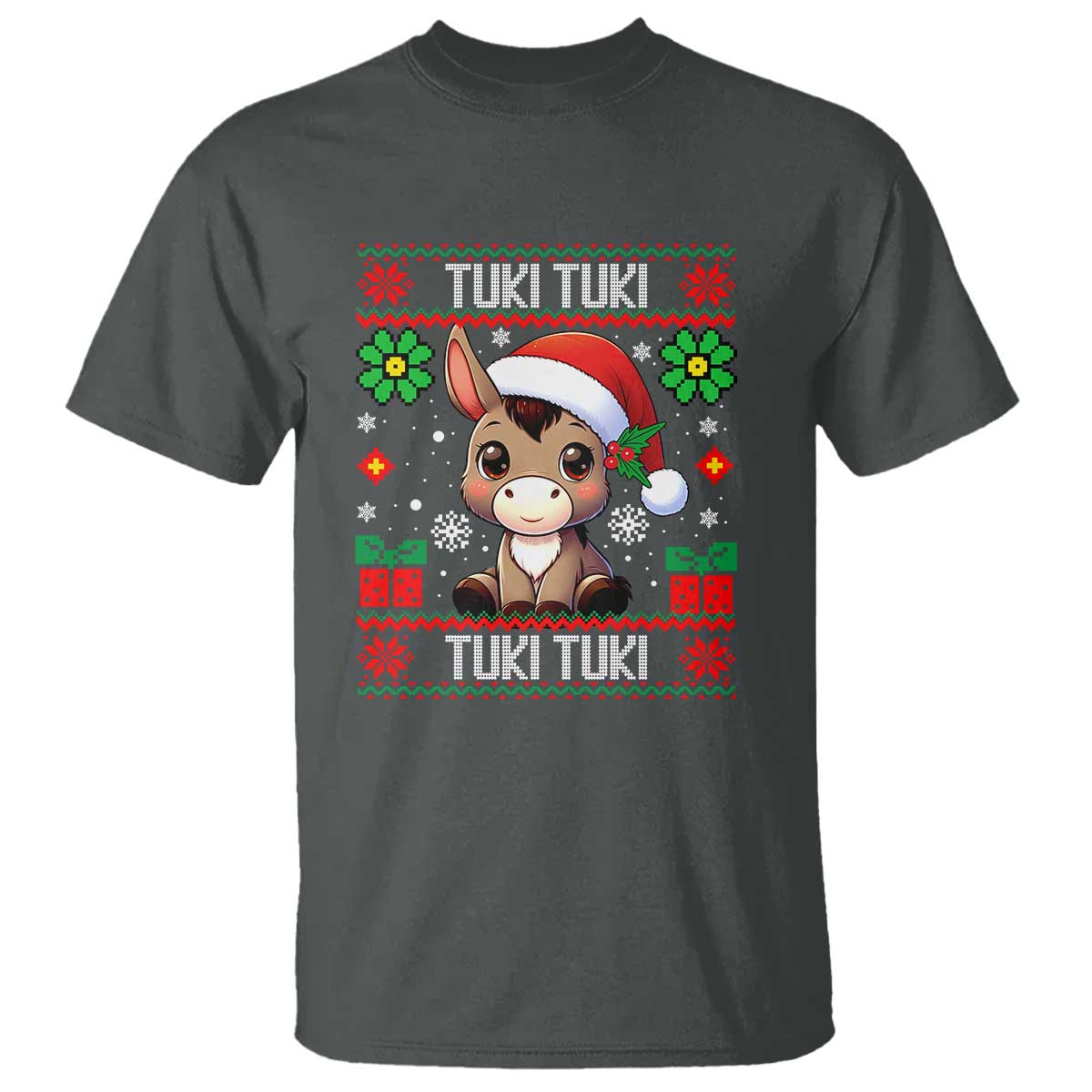 Latin American Christmas T Shirt Mi Burrito Mexican Donkey Latino Ugly Christmas - Wonder Print Shop