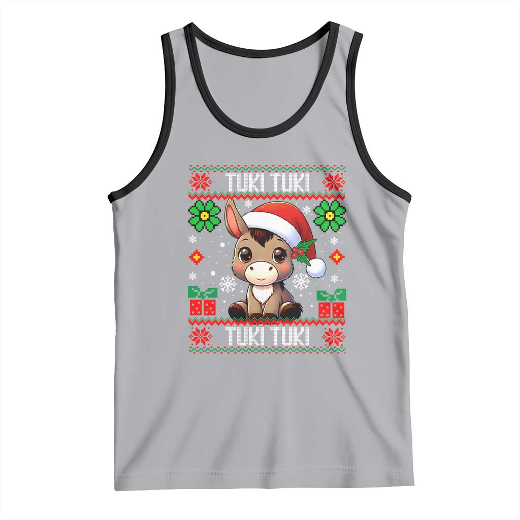 Latin American Christmas Tank Top Mi Burrito Mexican Donkey Latino Ugly Christmas