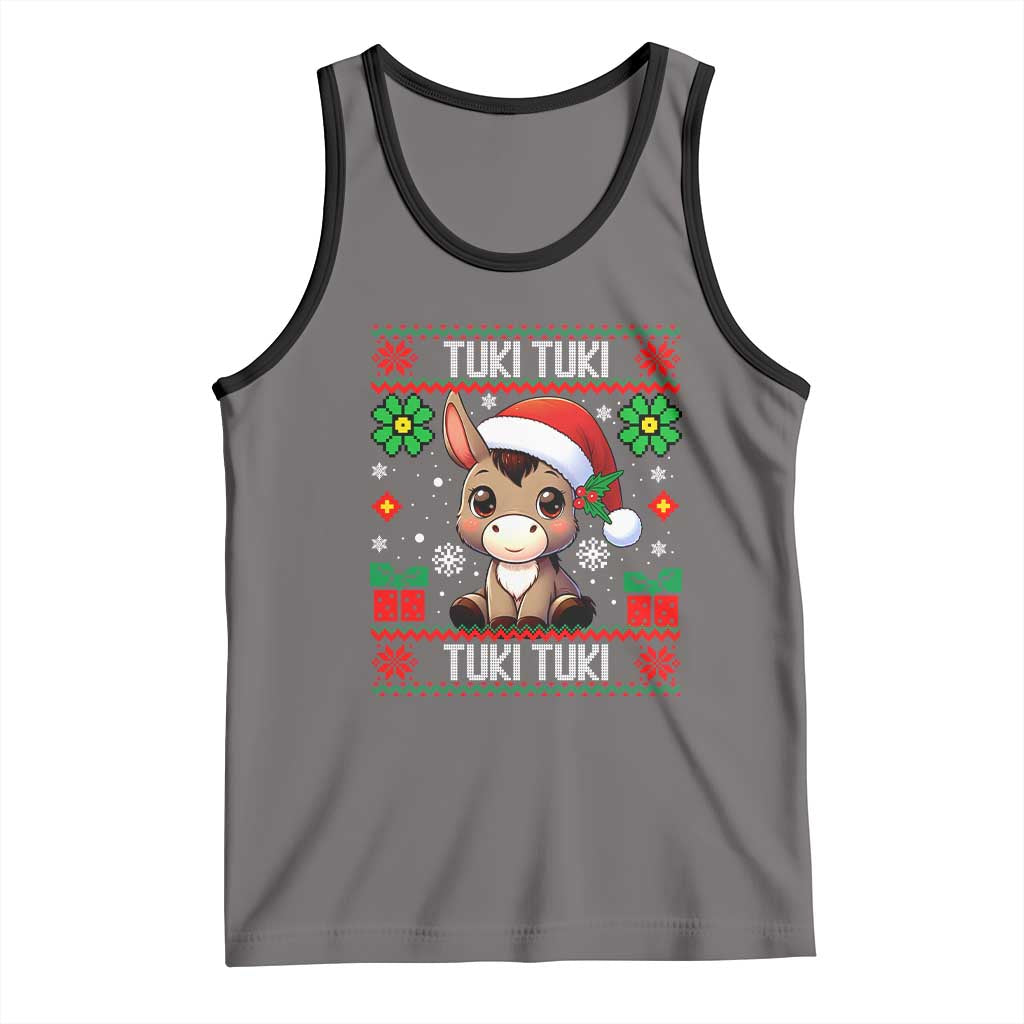 Latin American Christmas Tank Top Mi Burrito Mexican Donkey Latino Ugly Christmas