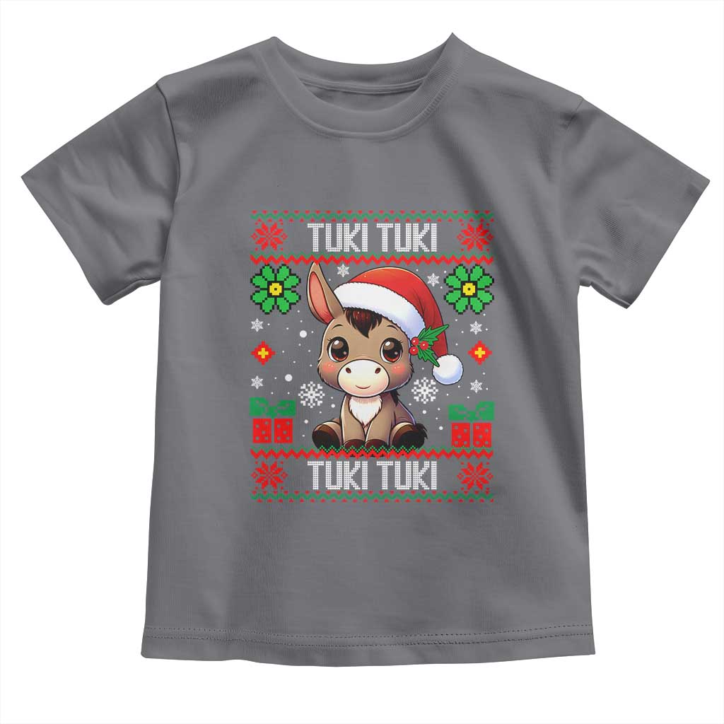 Latin American Christmas Toddler T Shirt Mi Burrito Mexican Donkey Latino Ugly Christmas
