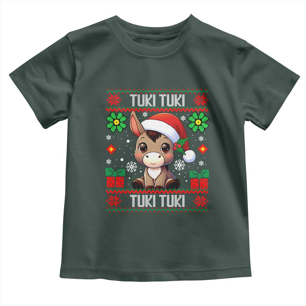 Latin American Christmas Toddler T Shirt Mi Burrito Mexican Donkey Latino Ugly Christmas