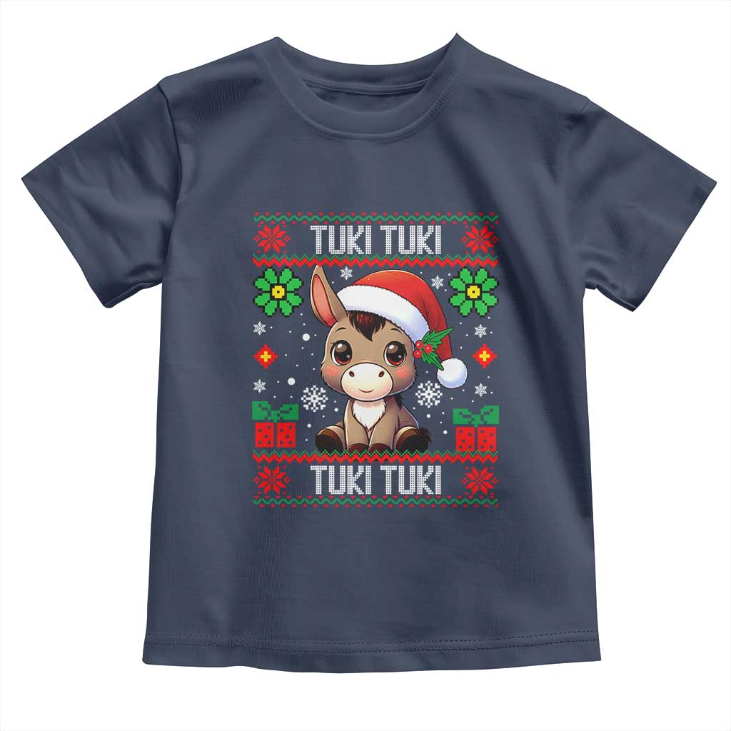 Latin American Christmas Toddler T Shirt Mi Burrito Mexican Donkey Latino Ugly Christmas