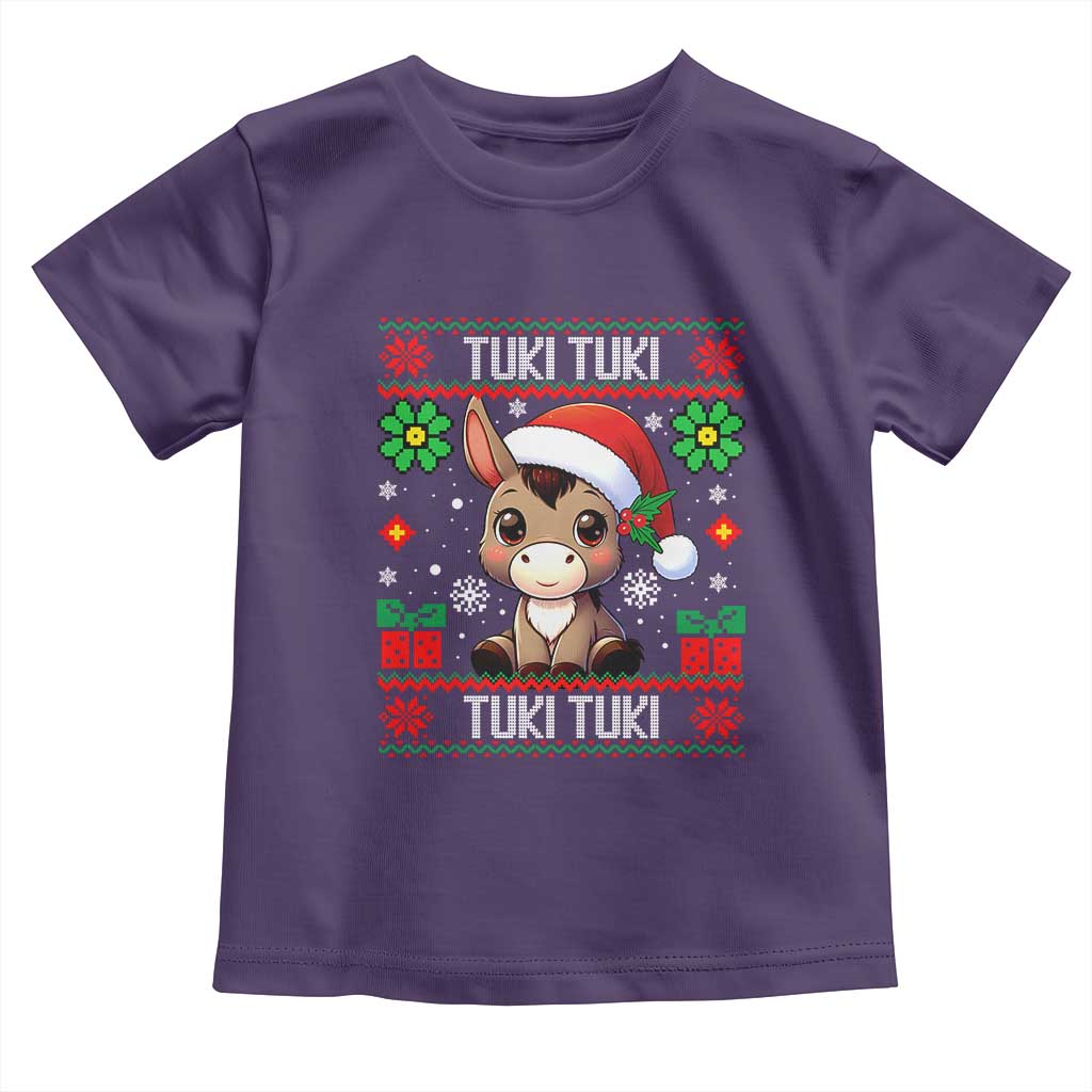 Latin American Christmas Toddler T Shirt Mi Burrito Mexican Donkey Latino Ugly Christmas