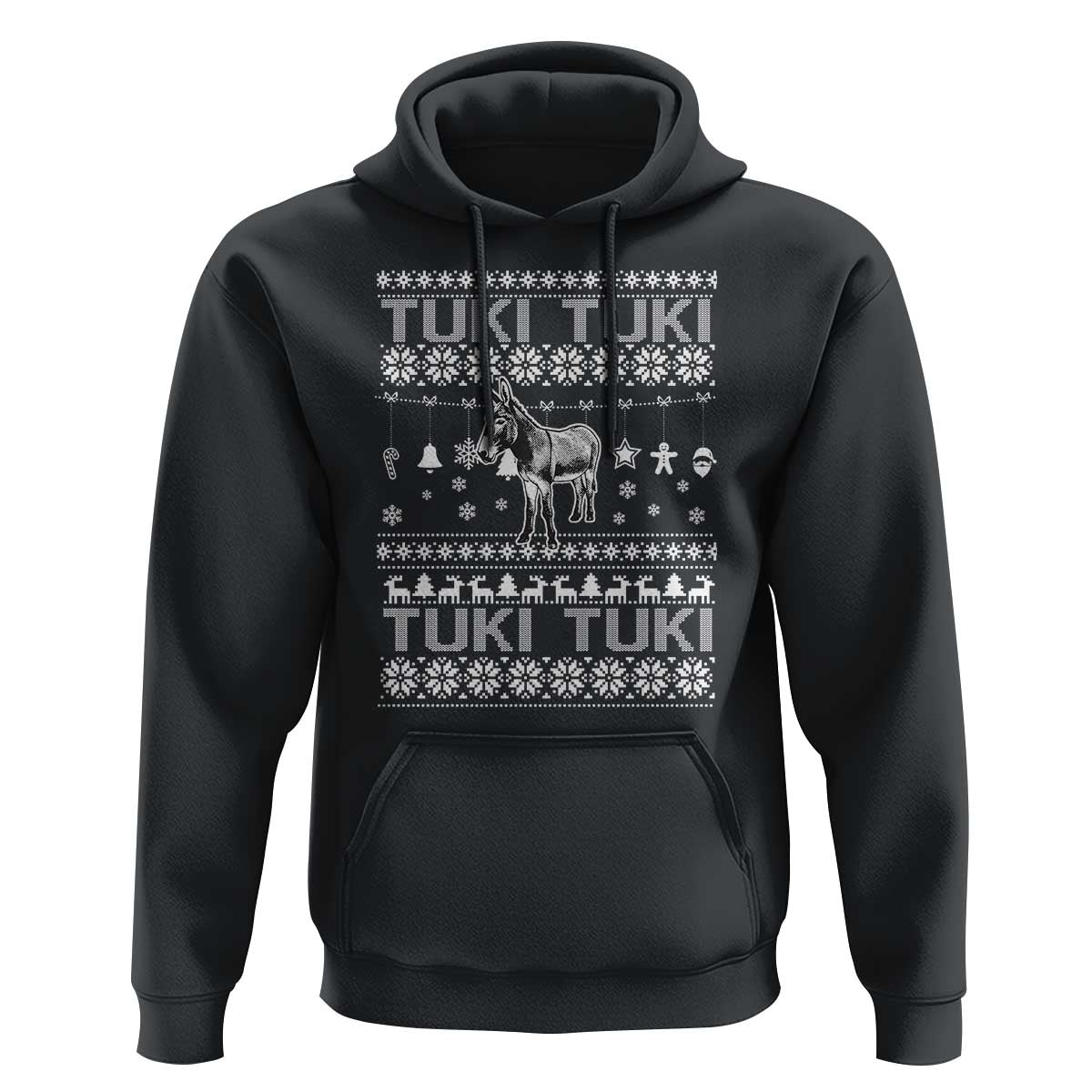 Latin American Christmas Hoodie Tuki Tuki Mi Burrito Latino Ugly Christmas