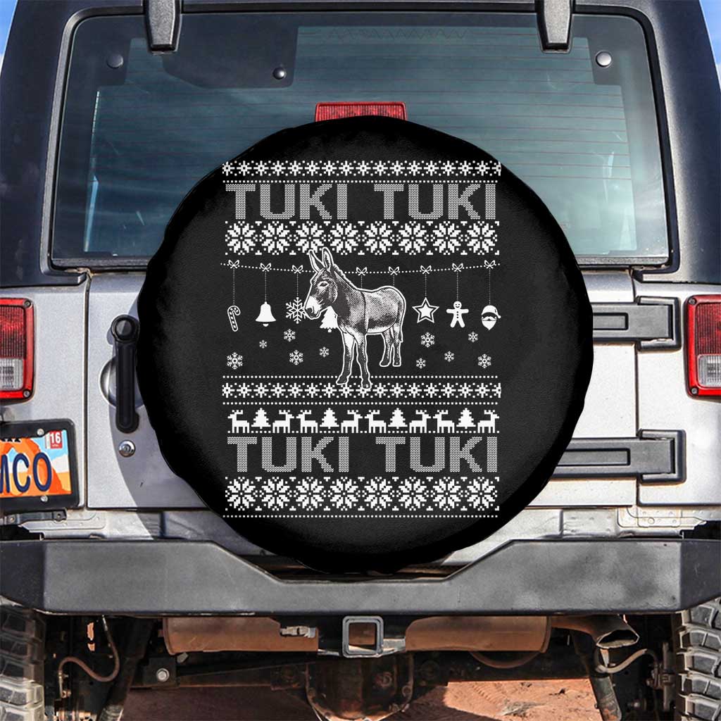 Latin American Xmas Spare Tire Cover Tuki Tuki Mi Burrito Latino Ugly Christmas