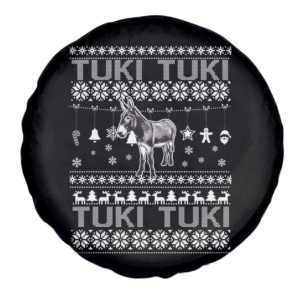 Latin American Xmas Spare Tire Cover Tuki Tuki Mi Burrito Latino Ugly Christmas
