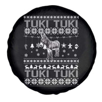 Latin American Xmas Spare Tire Cover Tuki Tuki Mi Burrito Latino Ugly Christmas