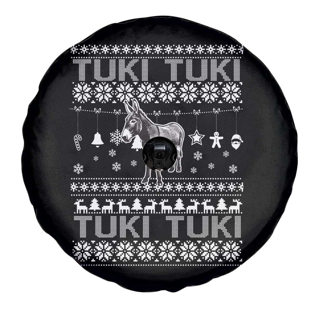 Latin American Xmas Spare Tire Cover Tuki Tuki Mi Burrito Latino Ugly Christmas